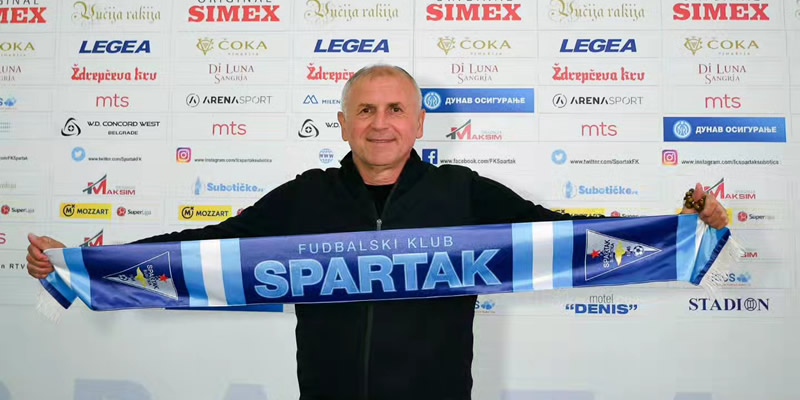 Subotica: Predstavljen novi šef struke Spartaka, iskusni Vladimir Gaćinović