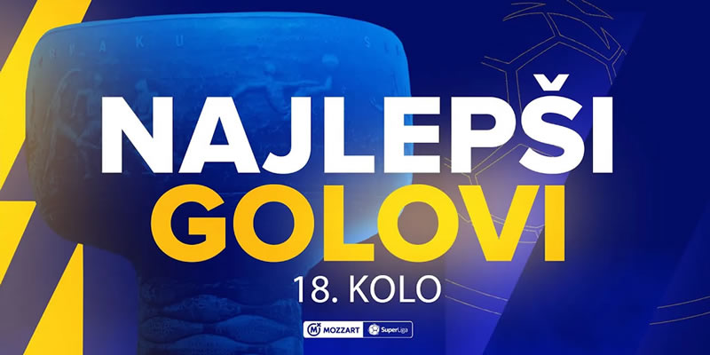 Najlepši golovi 18. kola Mozzart Bet Super lige Srbije