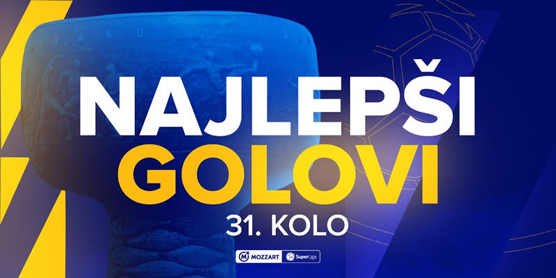 Najlepši golovi 31. kola Mozzart Bet Super lige Srbije