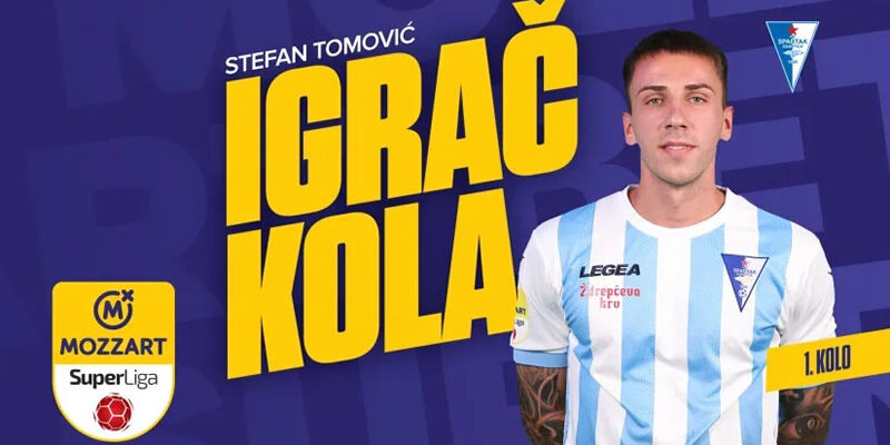 Najbolji igrač 1. kola Mozzart Bet Super lige Srbije – Stefan Tomović