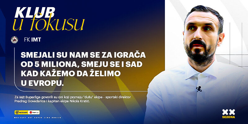 Klub u fokusu – FK IMT