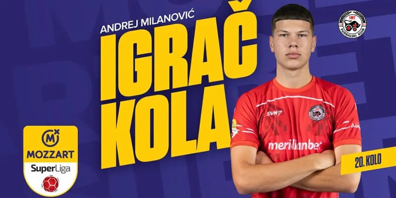 Najbolji igrač 20. kola Mozzart Bet Super lige Srbije – Andrej Milanović