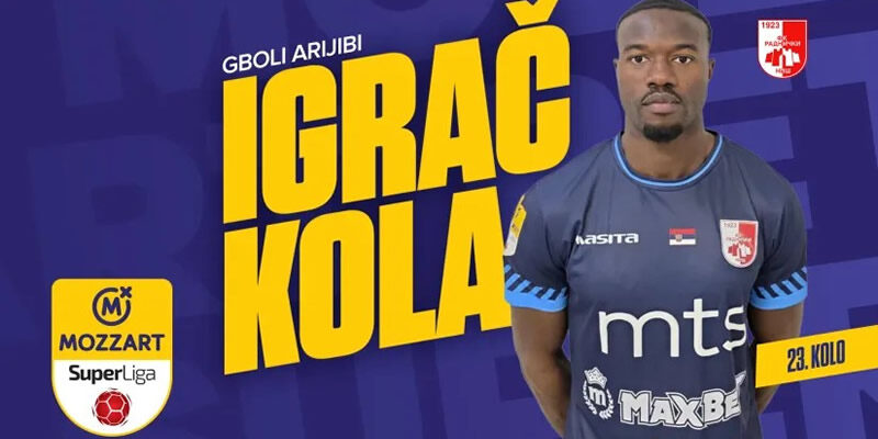 Najbolji igrač 23. kola Mozzart Bet Super lige Srbije – Gboli Arijibi