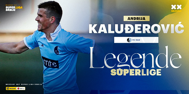 Legende Super lige Srbije – Andrija Kaluđerović