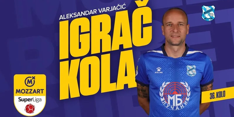 Najbolji igrač 36. kola Mozzart Bet Super lige Srbije – Aleksandar Varjačić