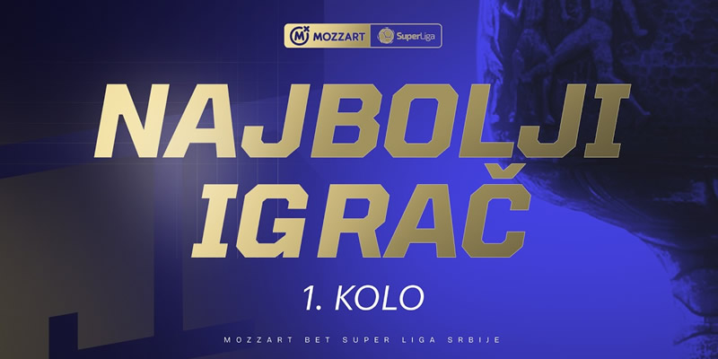 Najbolji igrač 1. kola Mozzart Bet Super lige Srbije – Lazar Ranđelović